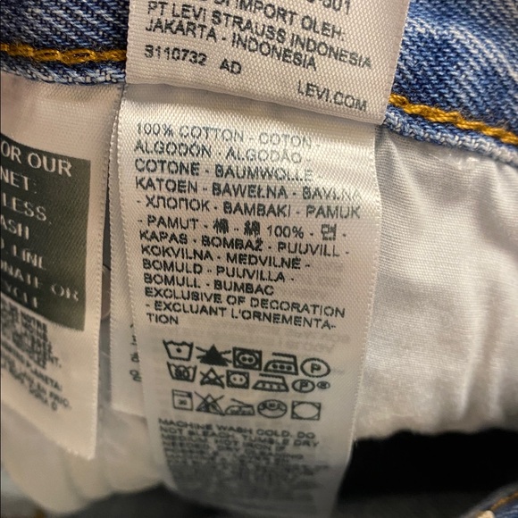 Levi’s XL Straight 27/31 Thanks Friend - Picture 10 of 12